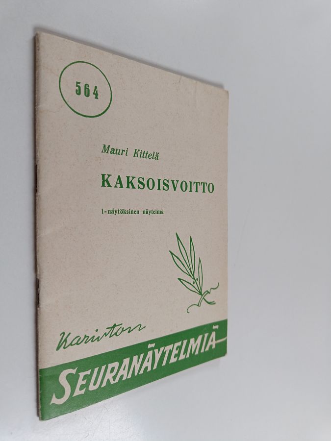 Kaksoisvoitto : yksinäytöksinen näytelmä