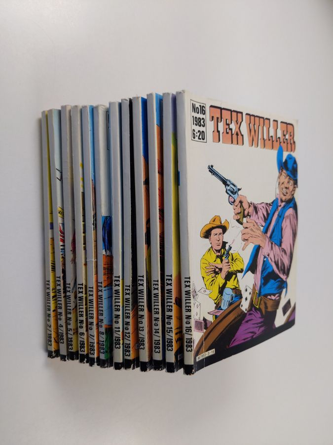 Tex Willer vuosikerta 1983 (No:t 2, 4-8, 11-16)