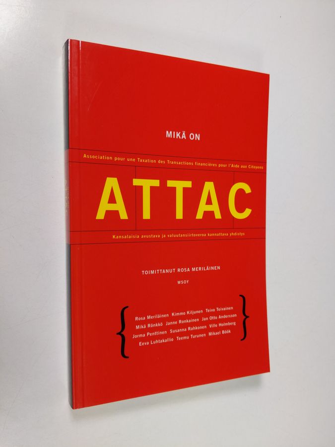 Rosa (toim.) Meriläinen : Mikä on Attac