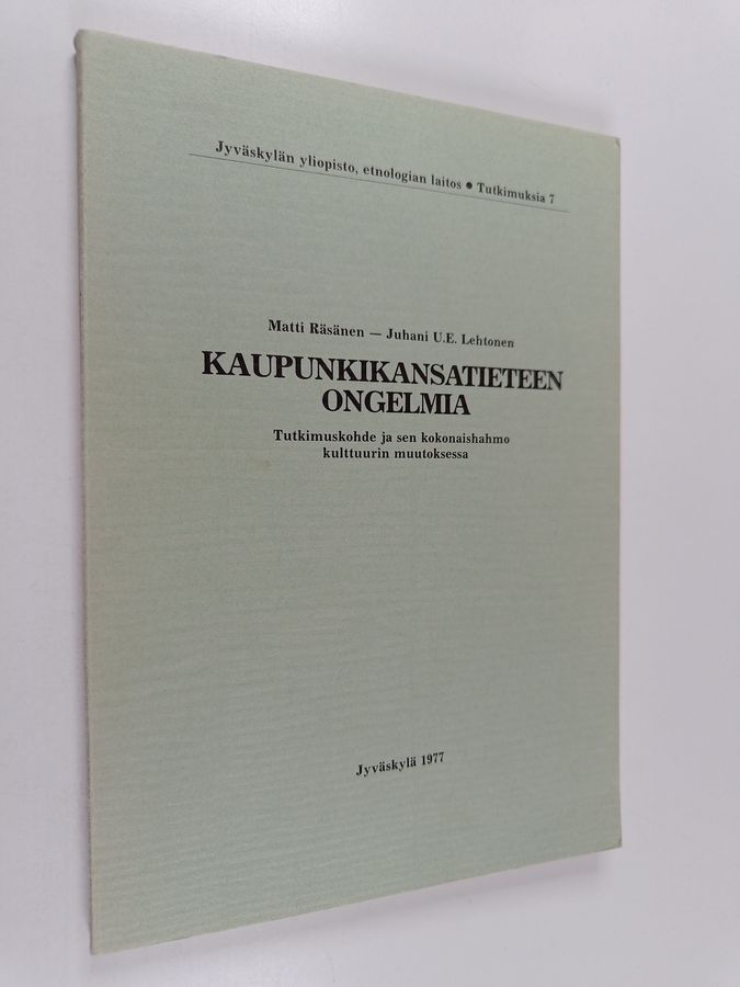 Kaupunkikansatieteen ongelmia