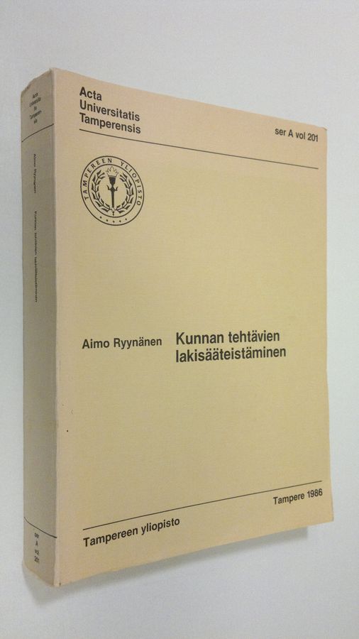 Kunnan tehtävien lakisääteistäminen