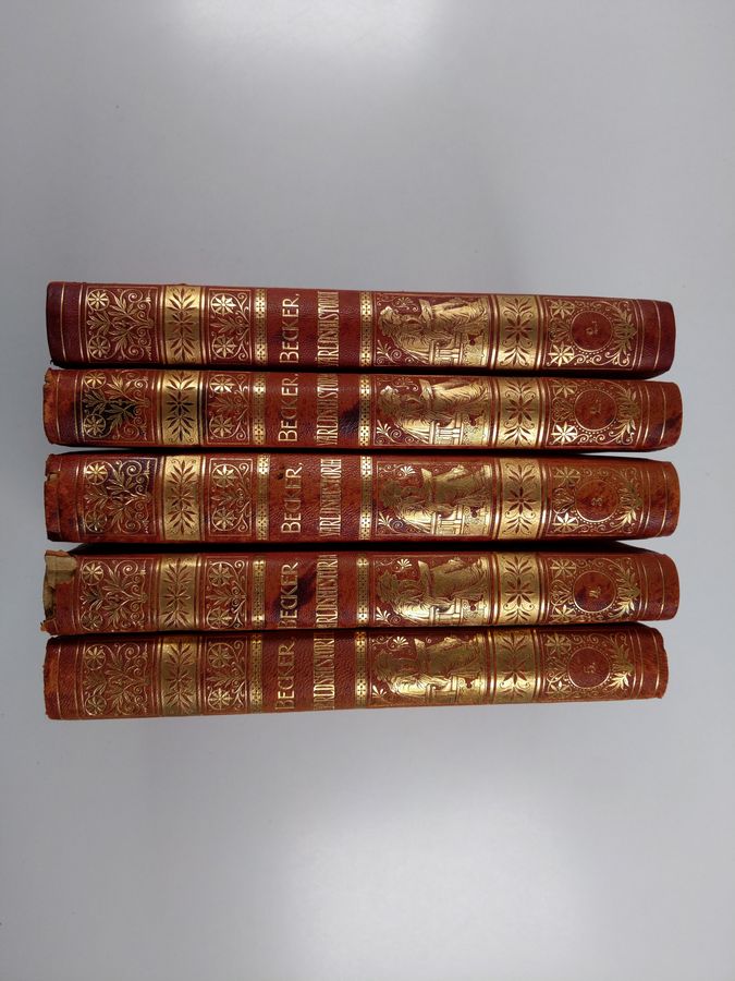 Wilhelm Müller : Becker's världshistoria 2-5 (puuttuu osat 1 ja 6)