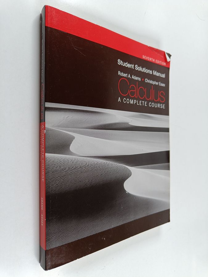 a complete course , Student solutions manual