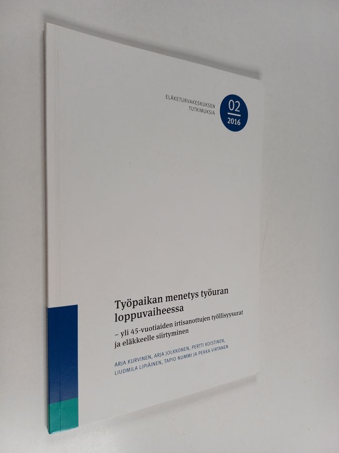 Työpaikan menetys työuran loppuvaiheessa