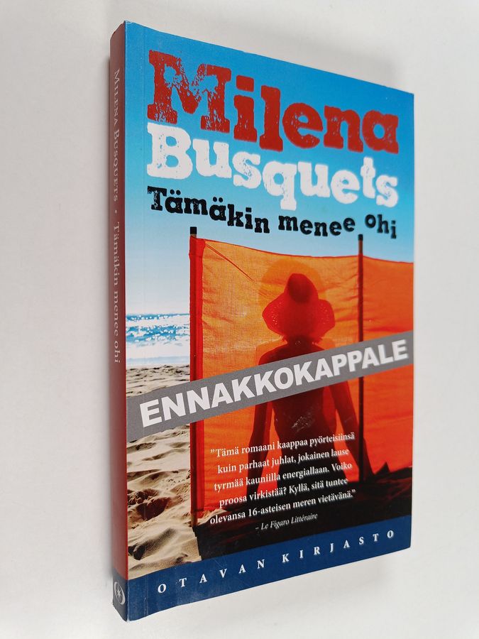 Milena Busquets : Tämäkin menee ohi