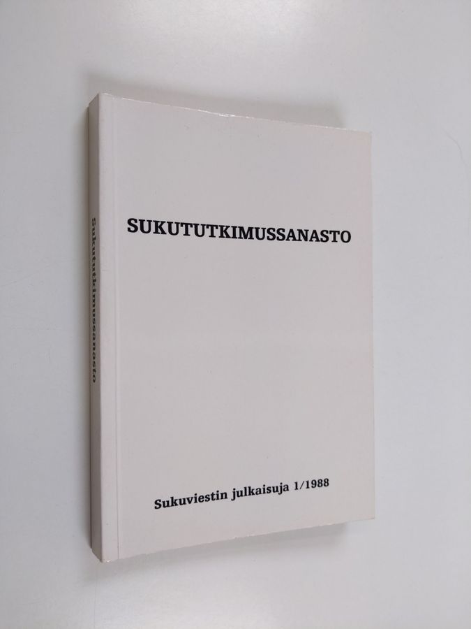 Erkki Hase : Sukututkimussanasto