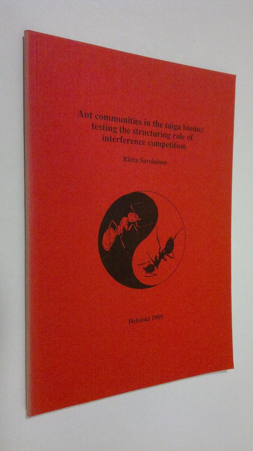 Ant communities in the taiga biome