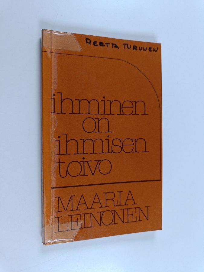 Ihminen on ihmisen toivo