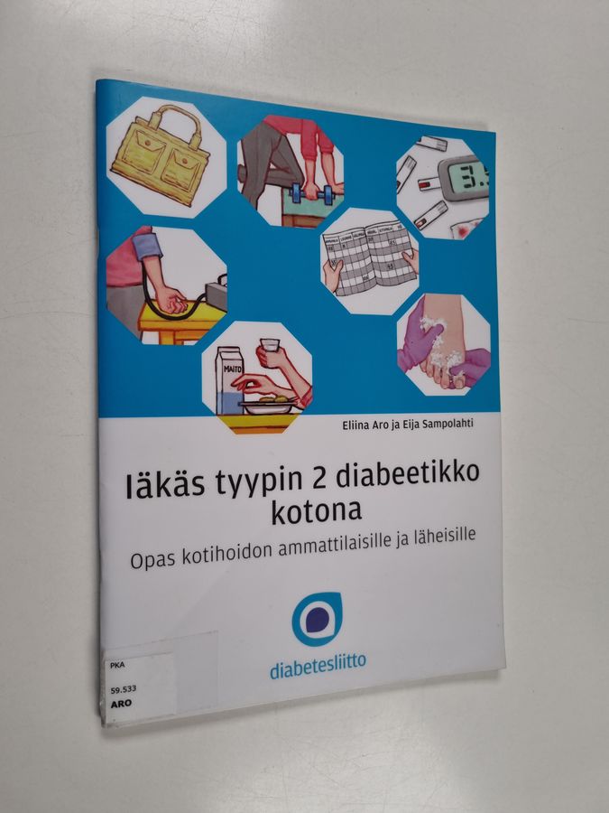 Iäkäs tyypin 2 diabeetikko kotona