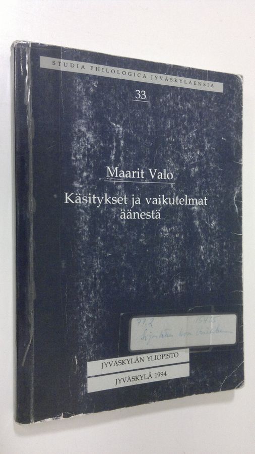 Käsitykset ja vaikutelmat äänestä
