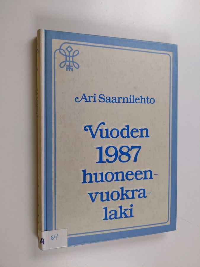 Vuoden 1987 huoneenvuokralaki