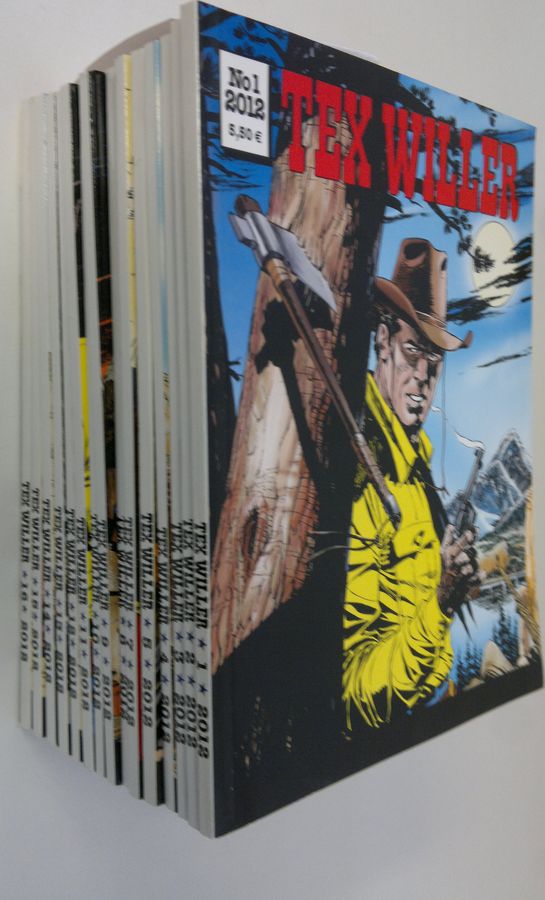 Tex Willer vuosikerta 2012 (1-5, 7-16, nro 6 puuttuu)