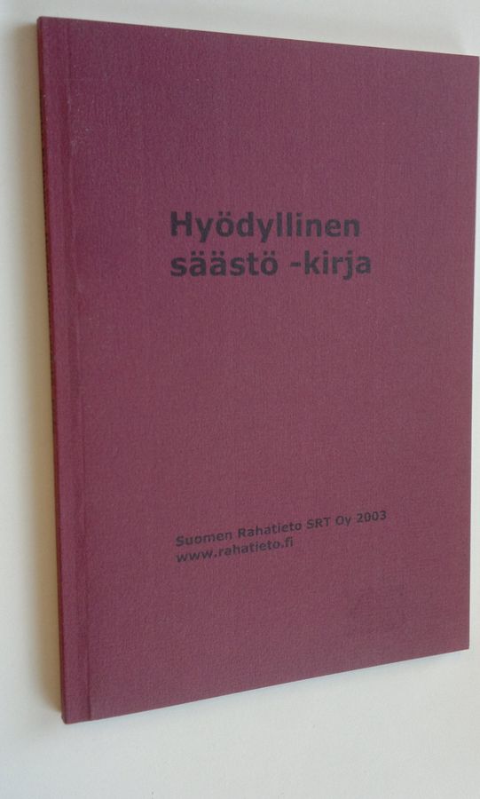 Seppo Rekonen : Hyödyllinen säästö -kirja