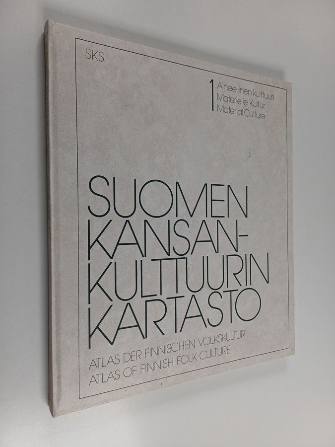 Toivo (toim.) Vuorela : Suomen kansankulttuurin kartasto = Atlas der finnischen Volkskultur = Atlas of Finnish folk culture 1, Aineellinen kulttuuri = Materielle Kultur = Material culture