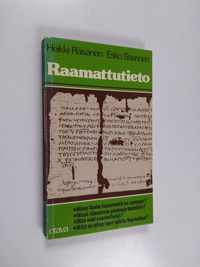 Heikki Räisänen : Raamattutieto