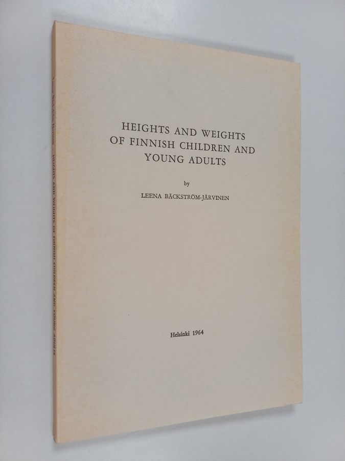 Heights and Weights of Finnish Children and Young Adults