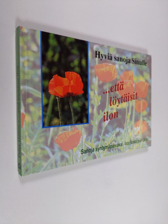 Peter Hahne : ...että löytäisit ilon