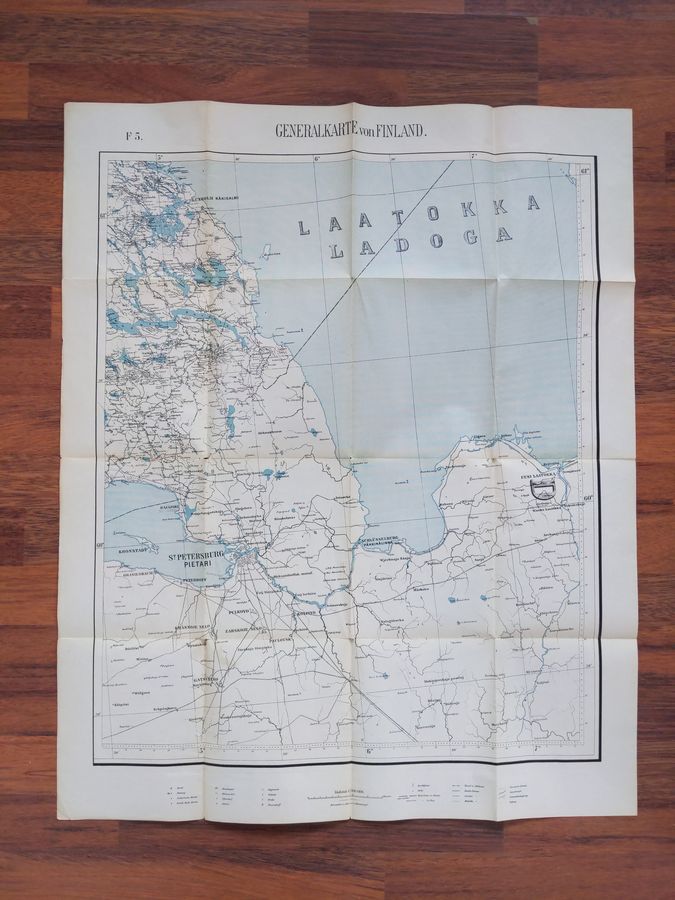 Generalkarte von Finnland F5, 1:300000