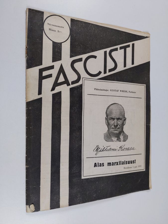 Gustaf Wrede : Fascisti-lehti