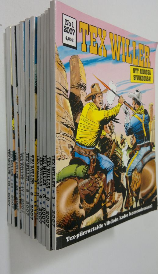 Tex Willer vuosikerta 2007 (puuttuu 7,9,12,16)
