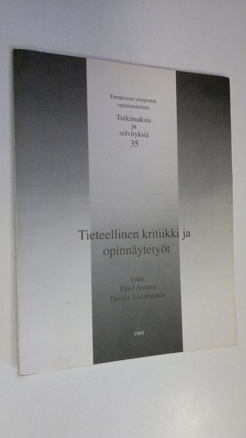Tieteellinen kritiikki ja opinnäytetyöt