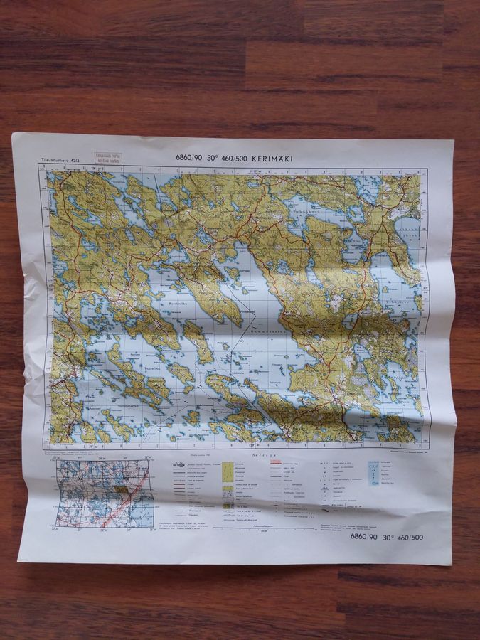 Kerimäki : tilausnumero 4213 : 1:100000