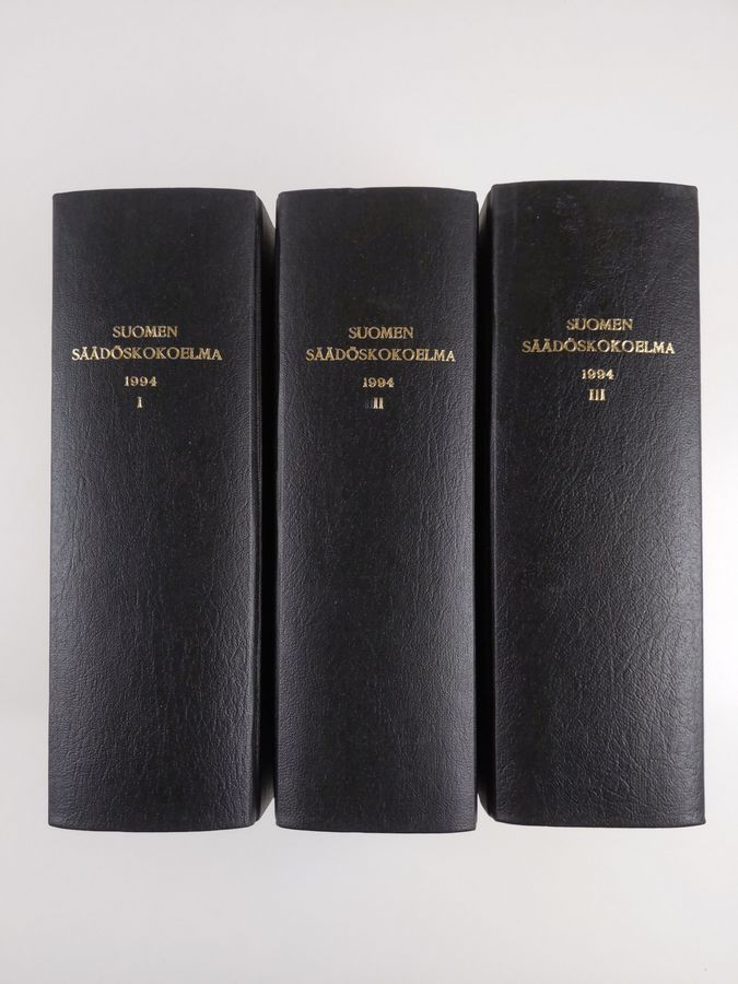 Suomen säädöskokoelma 1994 1-3