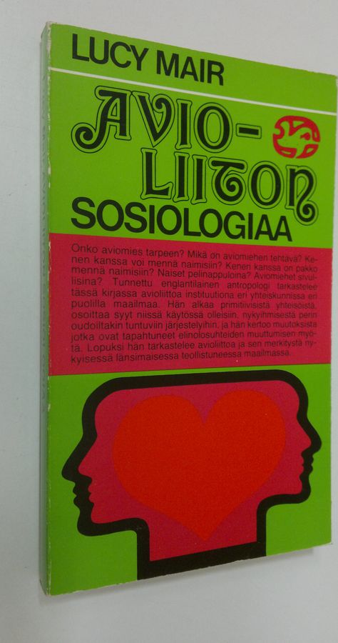 Lucy Mair : Avioliiton sosiologiaa