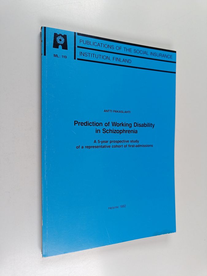 A 5-year prospective study of a representative cohort of first-admissions