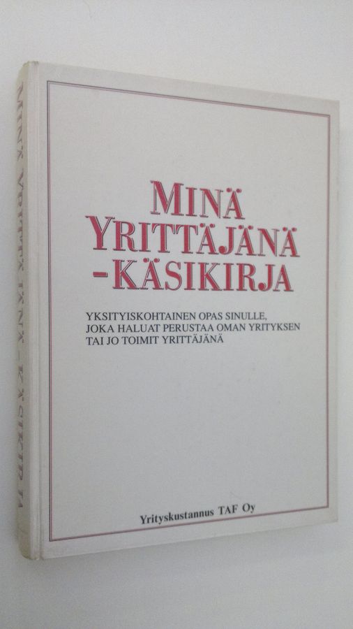 Minä yrittäjänä -käsikirja