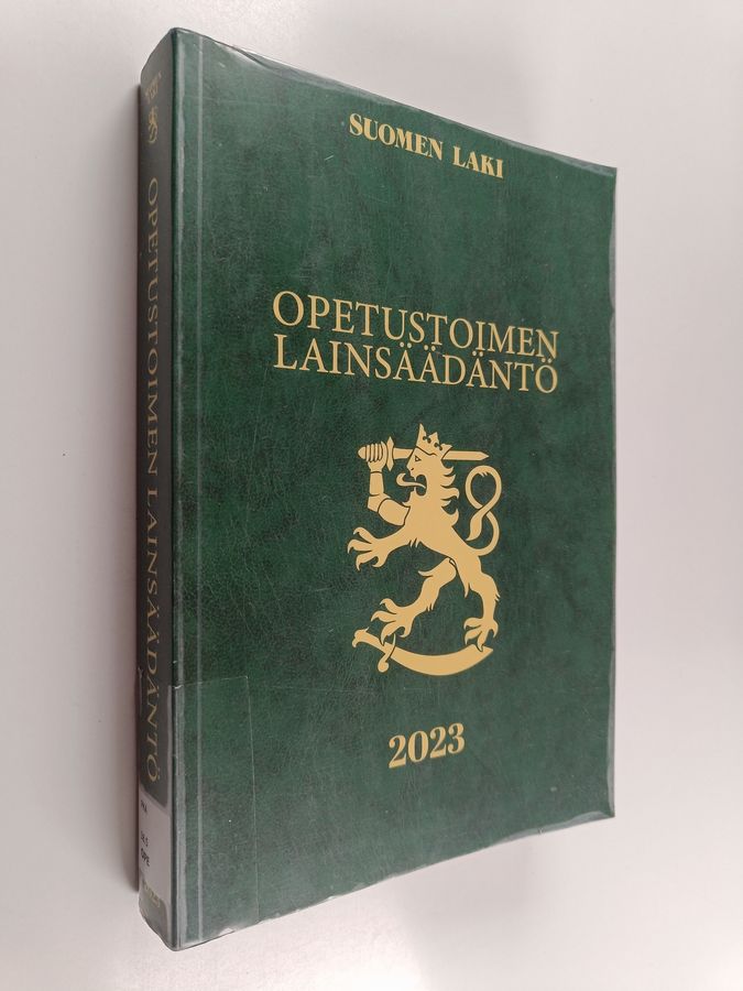 Opetustoimen lainsäädäntö 2023.