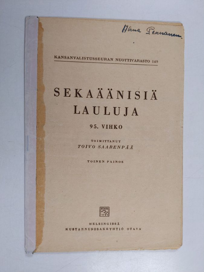 Sekaäänisiä lauluja 95. vihko