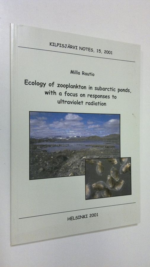 Ecology of zooplankton in subarctic ponds, with a focus on responses to ultraviolet radiation