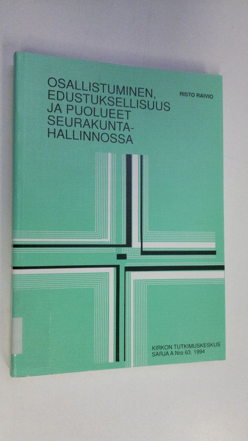 Osallistuminen, edustuksellisuus ja puolueet seurakuntahallinnossa