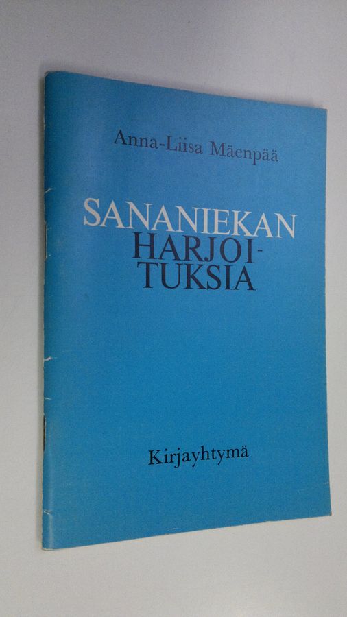 Sananiekan harjoituksia