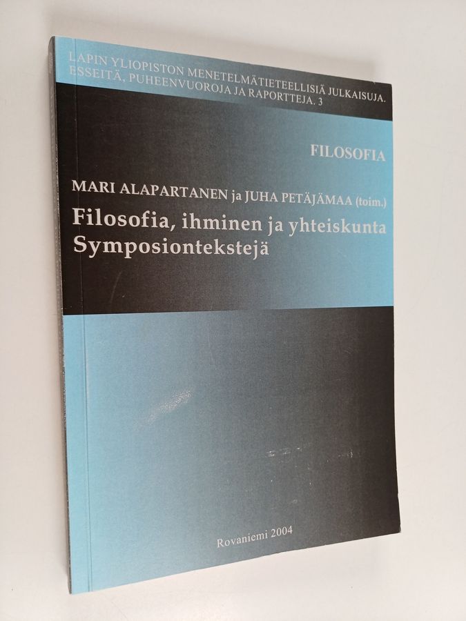 Filosofia, ihminen ja yhteiskunta
