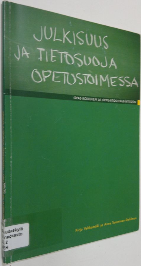 Julkisuus ja tietosuoja opetustoimessa