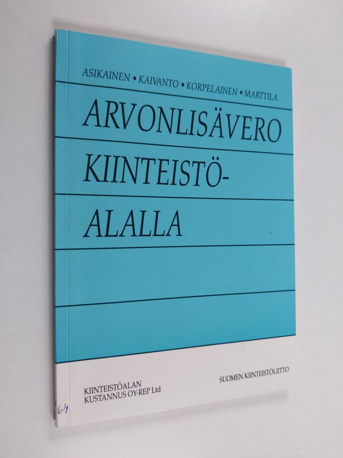 Arvonlisävero kiinteistöalalla