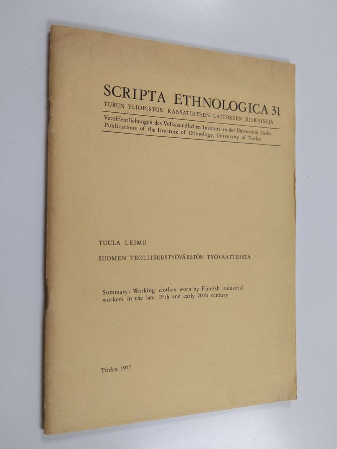 Suomen teollisuustyöväestön työvaatteista =