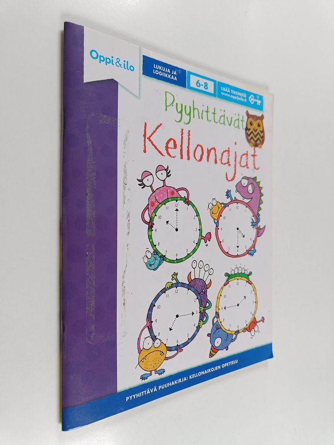 Pyyhittävät kellonajat