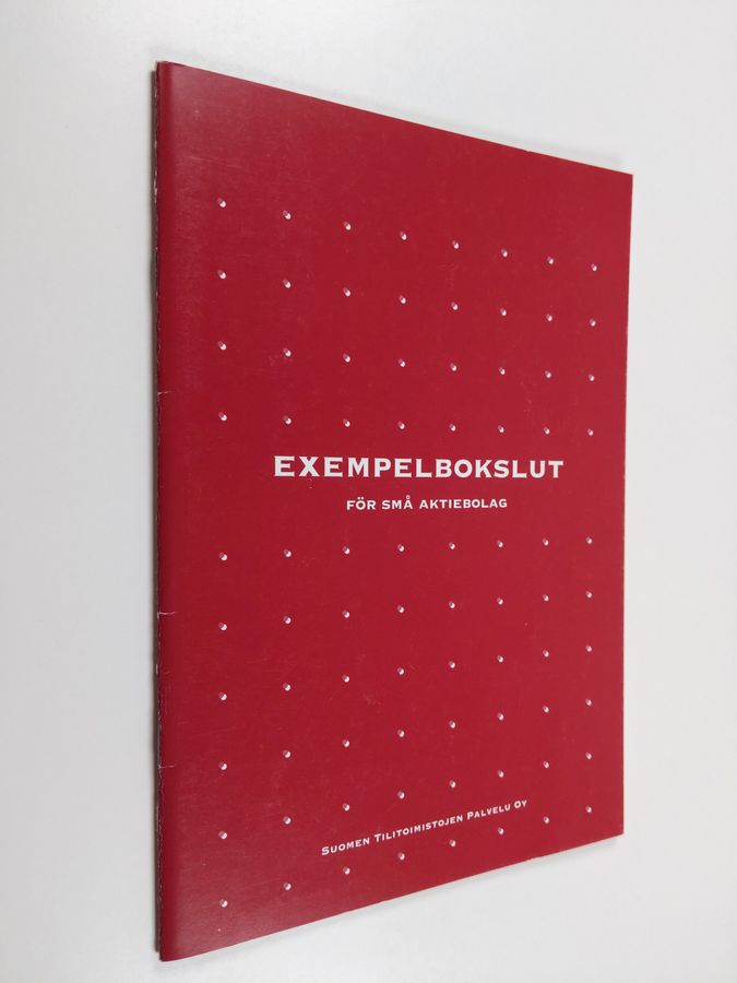 Exempelbokslut för små aktiebolag