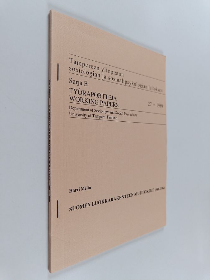 Suomen luokkarakenteen muutokset 1981-1988