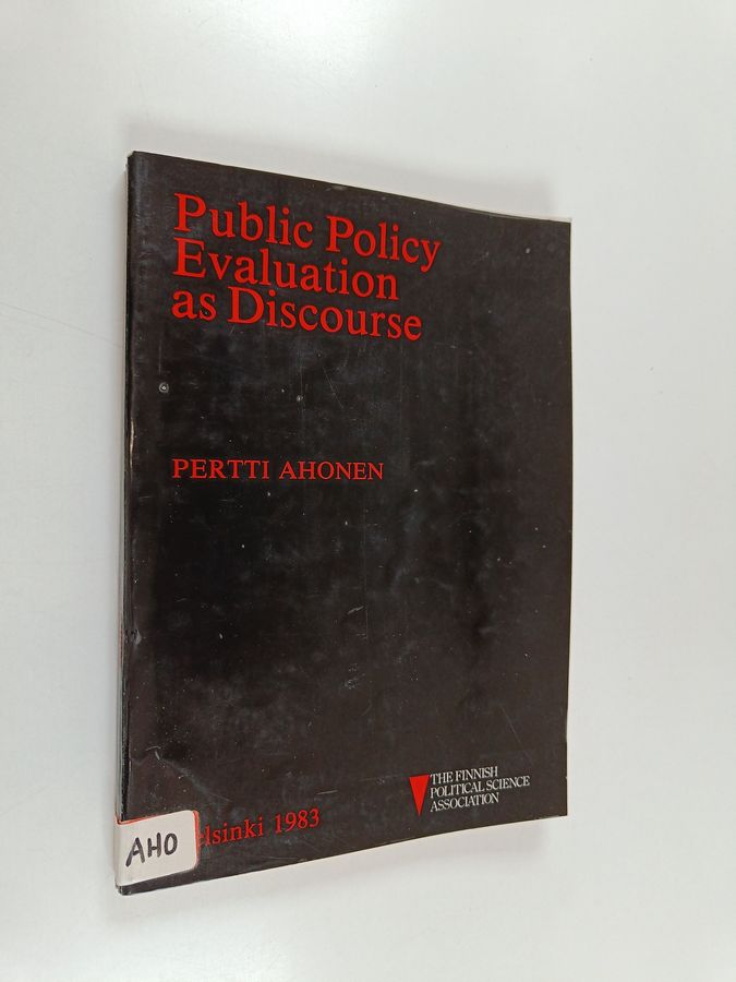 Public policy evaluation as discourse