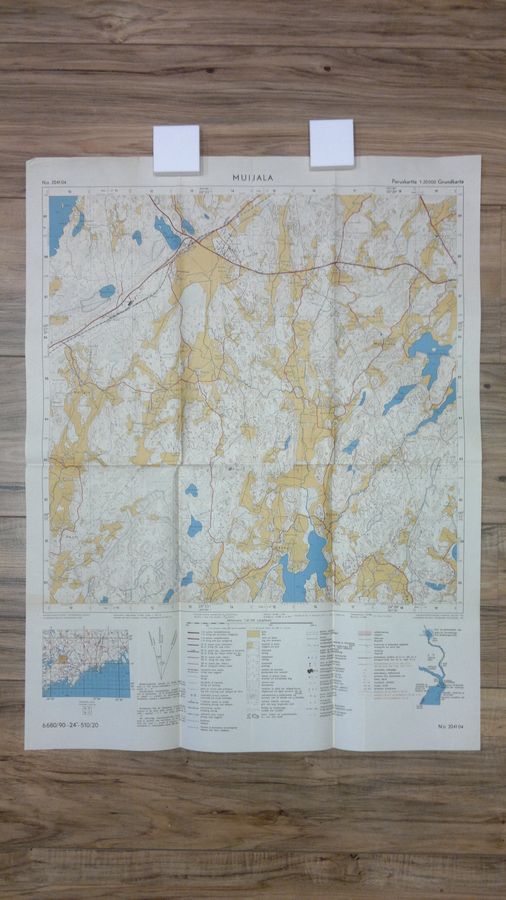 J ym. (kartoitus) Rantanen : Muijala 1:20000 n:o 2041 04