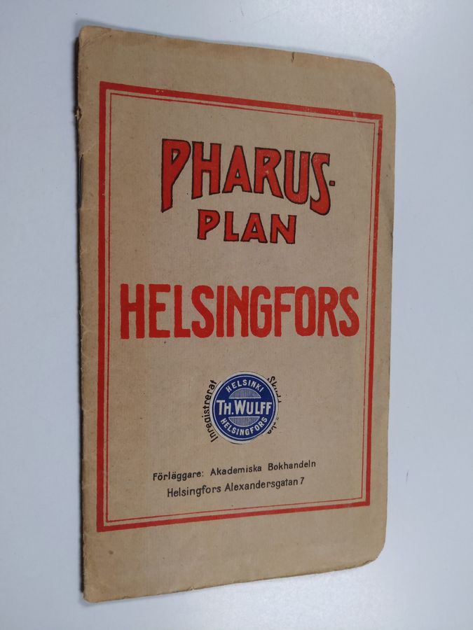 Pharus plan af Helsingfors