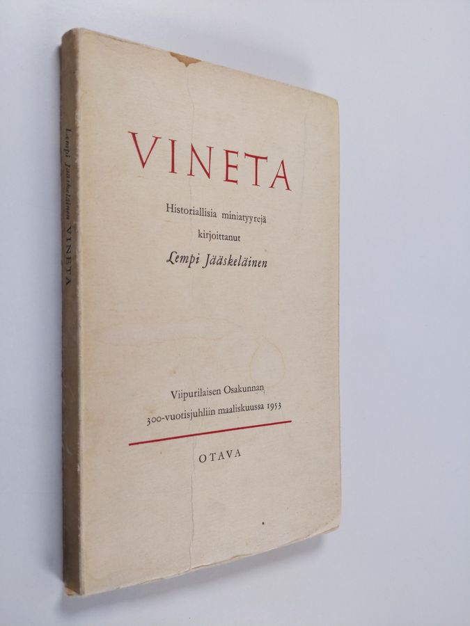 Vineta : historiallisia miniatyyrejä : Viipurilaisen osakunnan 300-vuotisjuhliin maaliskuussa 1953