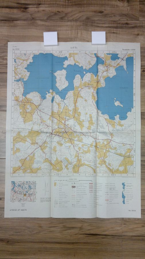 K (kartoitus) Mäkelä : Iitti 1:20000 n:o 3113 02