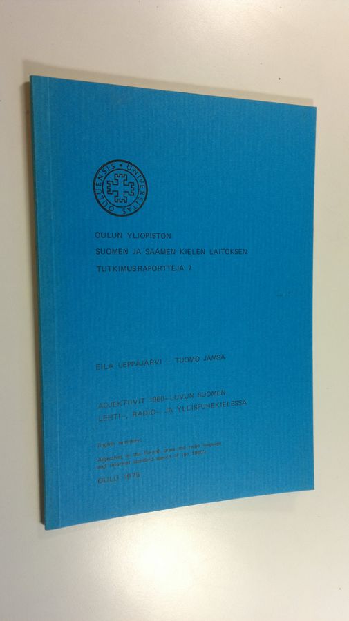 Adjektiivit 1960-luvun lehti-, radio- ja yleispuhekielessä