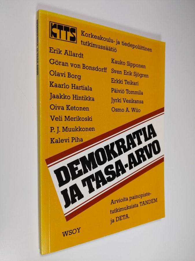 Demokratia ja tasa-arvo