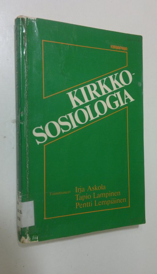 Irja ym. (toim.) Askola : Kirkkososiologia